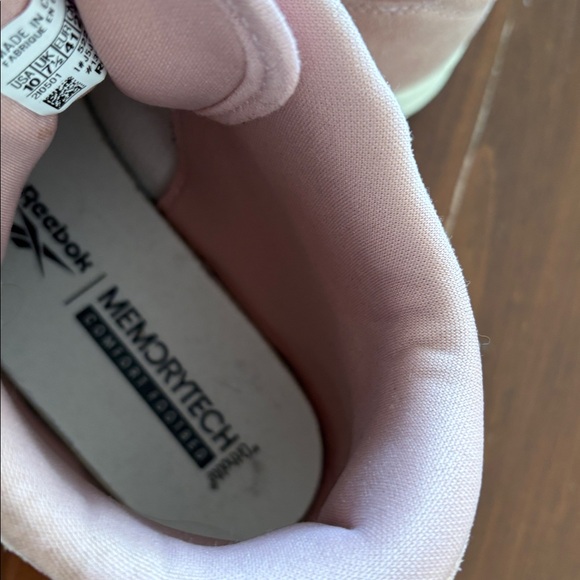 Reebok Women's Blush Pink High-Top Sneakers - Picture 2 of 7